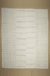 10x12 Gray Striped Hemp Kilim Rug. 289,365 - Turkish Hemp Rug  $i