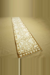 2,5x13 Natural Soft Color Carpet Rug Runner 80,384 - Turkish Rug Runner  $i