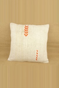 20"x20" inch Handmade Hemp Kilim Pillow Cover 50,50 - Turkish Kilim Pillow  $i