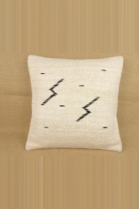 20"x20" inch Handmade Hemp Kilim Pillow Cover. 50,50 - Turkish Kilim Pillow  $i