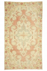 4x8 Light Color Oushak Rug 131,230 - Turkish Carpet Rug  $i