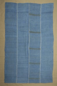 6x10 Ovedye Blue Hemp Kilim Rug. 193,307 - Turkish Hemp Rug  $i