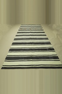 6x14 Minimalist DEcor Naturel Wool Kilim Rug 187,420 - Turkish Natural Rug  $i