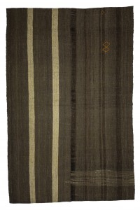 Anique Striped Pattern Turkish Kilim Rug 8x12 Feet  230,353 - Goat Hair Rug  $i