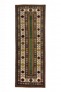 Bright Turkish Carpet Rug Runner 4x9 Feet 106,287 - Turkish Rug Runner  $i