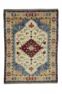 Oushak Rug Contemporary Oushak Carpet Rug 6x9 194,264