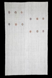 Cotton Woven Turkish Kilim Rug 5x8 Feet  149,254 - Turkish Natural Rug  $i