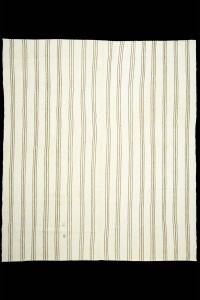 Decorative Vintage Striped Rug 7x8 Feet 220,249 - Turkish Natural Rug  $i