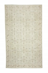 Gray Beige Oushak Carpet Rug 6x9 Feet 166,280 - Oushak Rug  $i