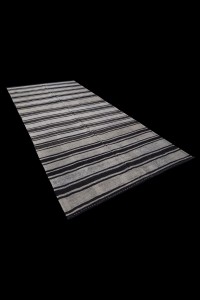 Long Size Turkish striped Kilim rug 6x11 Feet  176,336 - Turkish Natural Rug  $i
