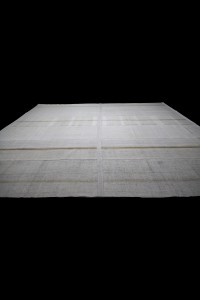 Oversize Cotton  Kilim Rug 11x16 Feet  332,483 - Turkish Natural Rug  $i
