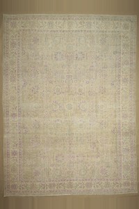 Oversize Vintage Oushak Carpet Rug 10x13 Feet 294,395 - Oushak Rug  $i