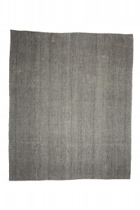Plain Gray Turkish Kilim Rug 6x11 Feet  187,320 - Grey Turkish Rug  $i