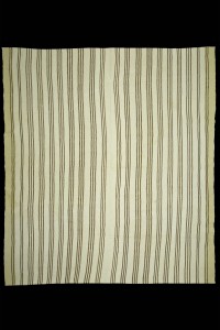 Square Turkish Striped Rug 8x8 Feet 225,246 - Turkish Natural Rug  $i