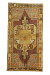Turkish Carpet Rug Yellow Turkish Carpet Rug 4x7 Feet 118,224