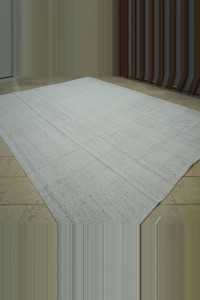 10x12 Cotton On Goat Hair Kilim Rug. 297,376 - Grey Turkish Rug  $i