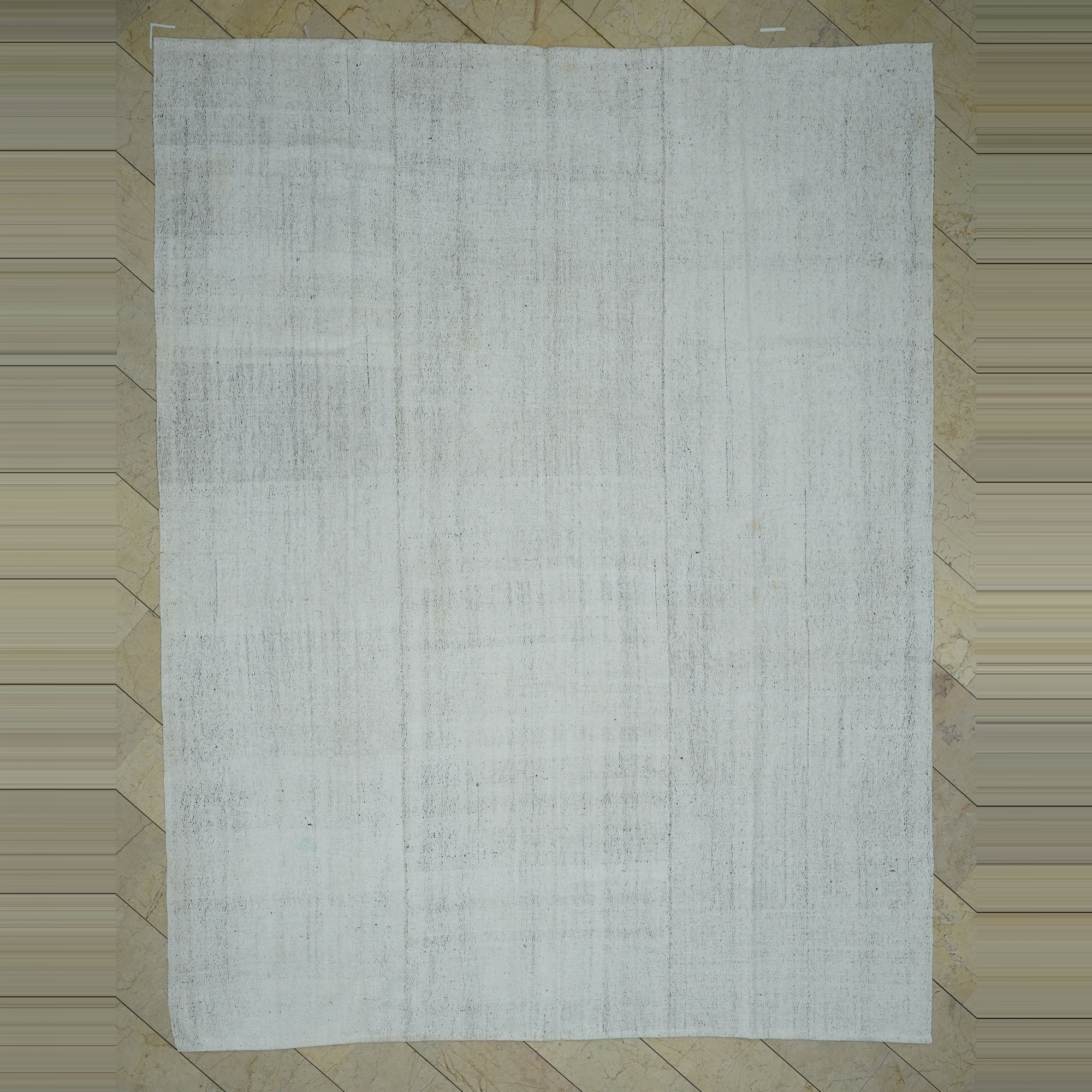 10x12 Cotton On Goat Hair Kilim Rug. 297,376 - Grey Turkish Rug