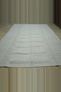 10x12 Gray Striped Hemp Kilim Rug. 289,365 - Turkish Hemp Rug $i
