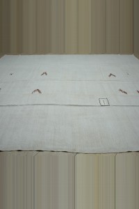 10x12 Handmade Vintage Hemp Kilim Rug 290,350 - Turkish Hemp Rug $i