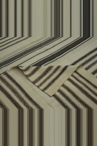 10x12 Minimalist Striped Wool Kilim Rug. 296,374 - Turkish Natural Rug $i