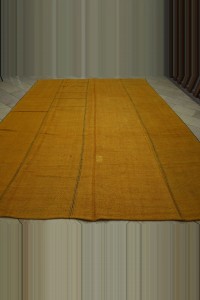 10x12 Overdye Saffron Hemp Kilim Rug. 290,380 - Turkish Hemp Rug $i