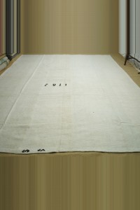 10x12 Plain White Hemp Kilim Rug. 310,366 - Turkish Hemp Rug  $i