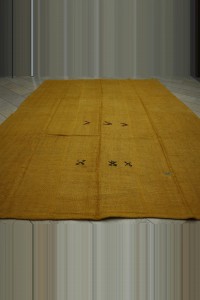 10x12 Saffron Color Overdye Hemp Rug 292,365 - Turkish Hemp Rug  $i