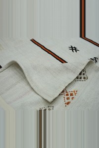 10x12 Striped vintage Hemp Kilim Rug. 297,345 - Turkish Hemp Rug $i