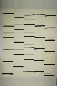 Grey Turkish Rug 10x15 Brown Stripe Gray Turkish Kilim Rug. 10x13 Broken Striped Wool Flat Weave Modern Rug 310,396