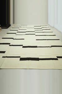 10x13 Minimalist Decor Stripe Kilim Rug. 303,394 - Turkish Natural Rug $i