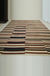10x13 Oversize Stripe Savak Kilim Rug 293,387 - Turkish Kilim Rug  $i