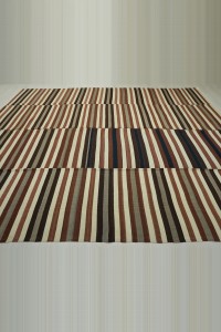 10x13 Oversize Stripe Savak Kilim Rug 293,387 - Turkish Kilim Rug  $i
