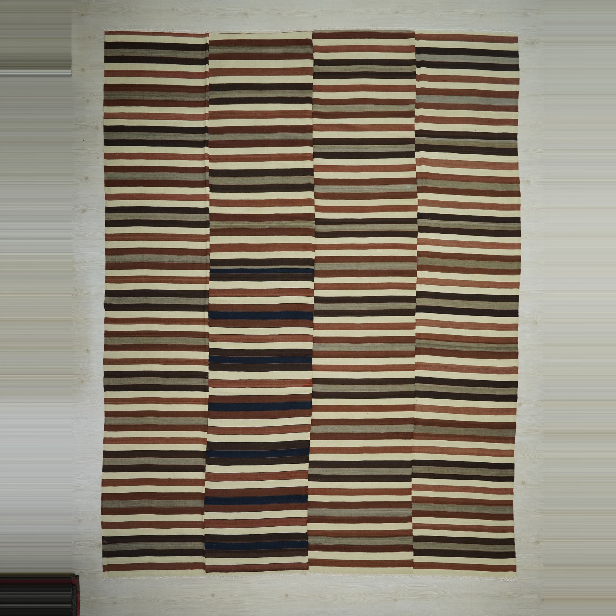 10x13 Oversize Stripe Savak Kilim Rug 293,387 - Turkish Kilim Rug
