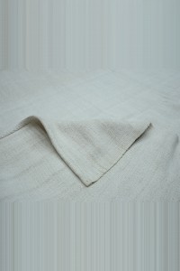 10x13 Primitive Plain White Hemp Kilim Rug. 313,390 - Turkish Hemp Rug $i