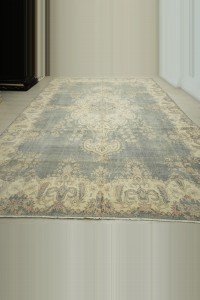 10x14 Oversize Modern Vintage Oushak Carpet Rug 290,419 - Oushak Rug $i