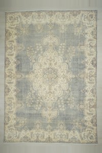 Oushak Rug Double Knotted Old Oushak Rug 5x9 10x14 Oversize Modern Vintage Oushak Carpet Rug 290,419