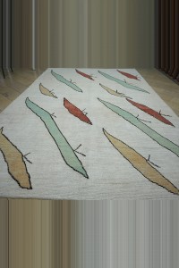 10x15 Primitive Pattern New Made Hemp Carpet Rug 305,455 - Turkish Carpet Rug $i