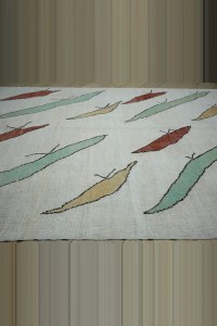 10x15 Primitive Pattern New Made Hemp Carpet Rug 305,455 - Turkish Carpet Rug $i