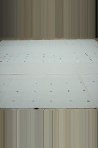 11x14 Flat Weave Cotton Kilim Rug. 338,420 - Turkish Natural Rug $i