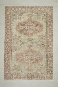 1900s Century Pattern Turkish Rug 7x10 198,296 - Oushak Rug $i