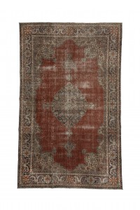 1960's Turkish Carpet Rug 7x11 Feet 200,322 - Oushak Rug $i