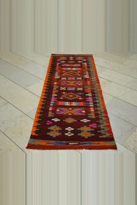 2,4x7 Turkish Kilim Rug Runner. 75,207 - Turkish Rug Runner $i