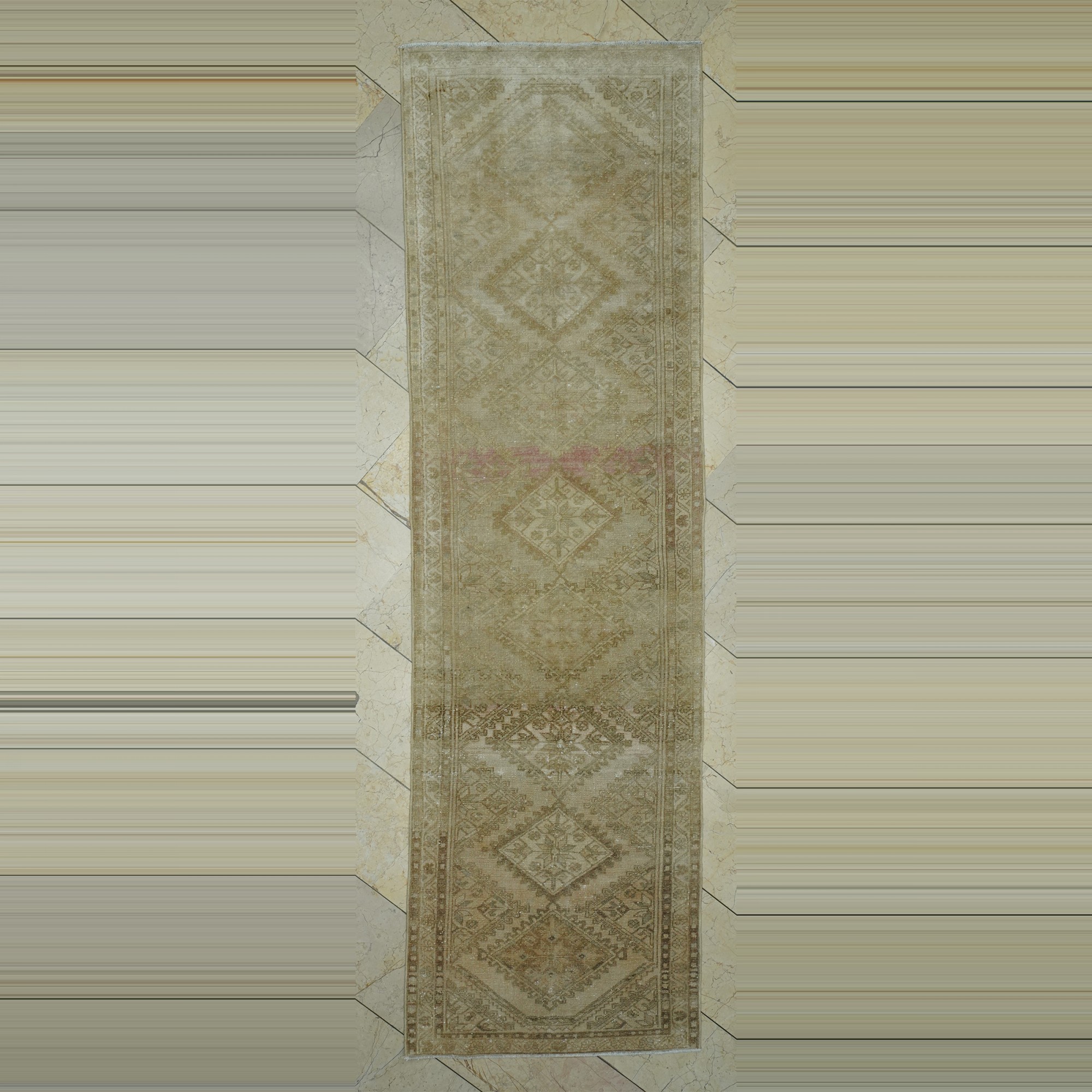 2.5x10 Vintage Persian Carpet Rug Runner 85,300 - Turkish Rug Runner