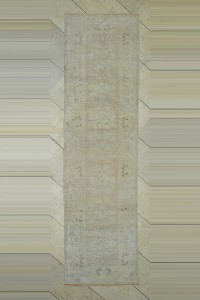 Turkish Rug Runner 2,5x9 Wool Oushak Rug Runner 77,280