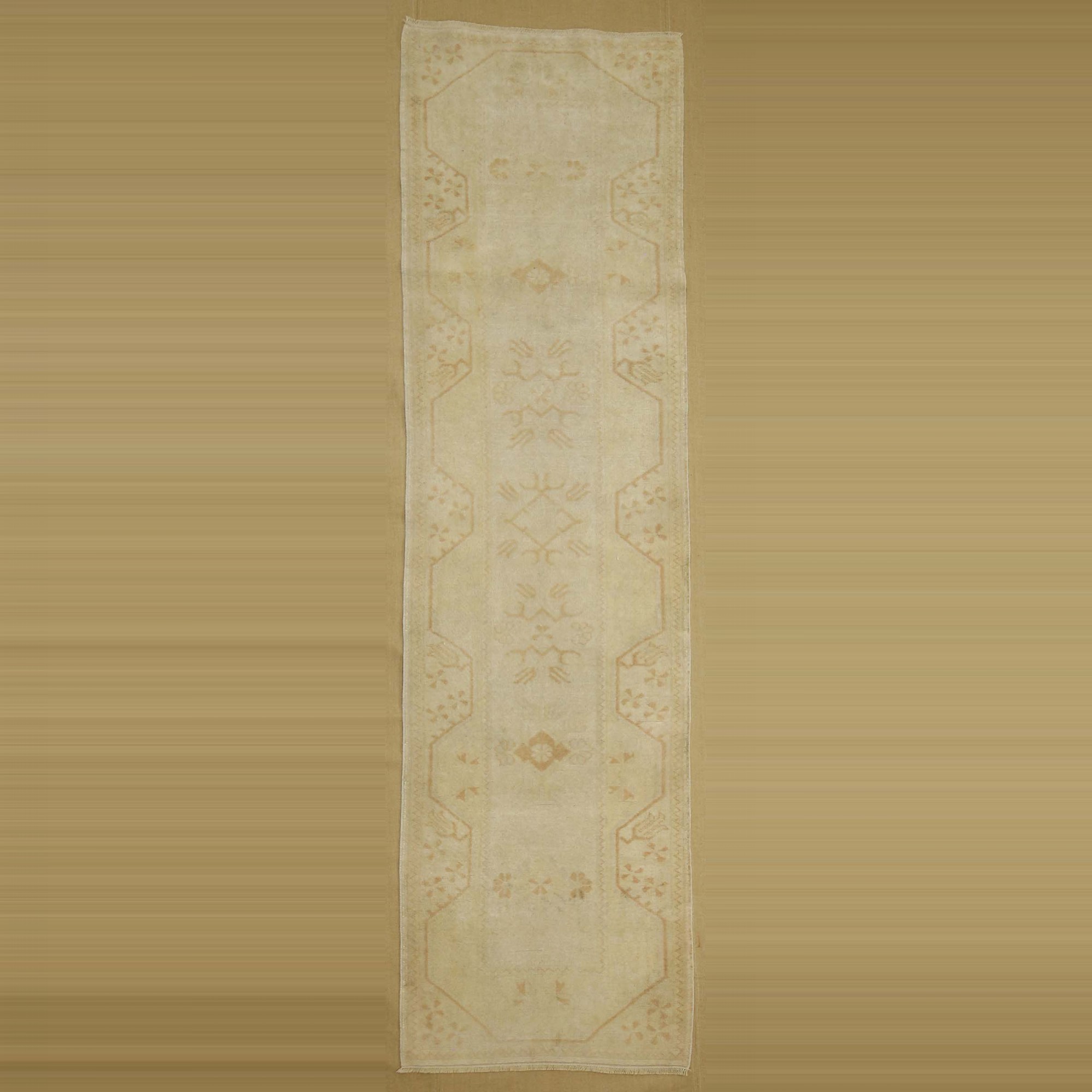 2,5x9 Wool Oushak Rug Runner. 78,278 - Turkish Rug Runner