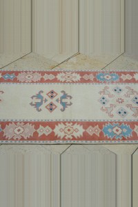2.5x9 Wool Vintage Oushak Rug Runner 77x280 - Turkish Rug Runner $i