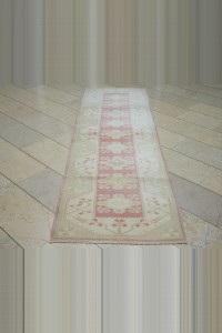 2.7x9 Wool Vintage Turkish Oushak Rug Runner 82,270 - Turkish Rug Runner $i