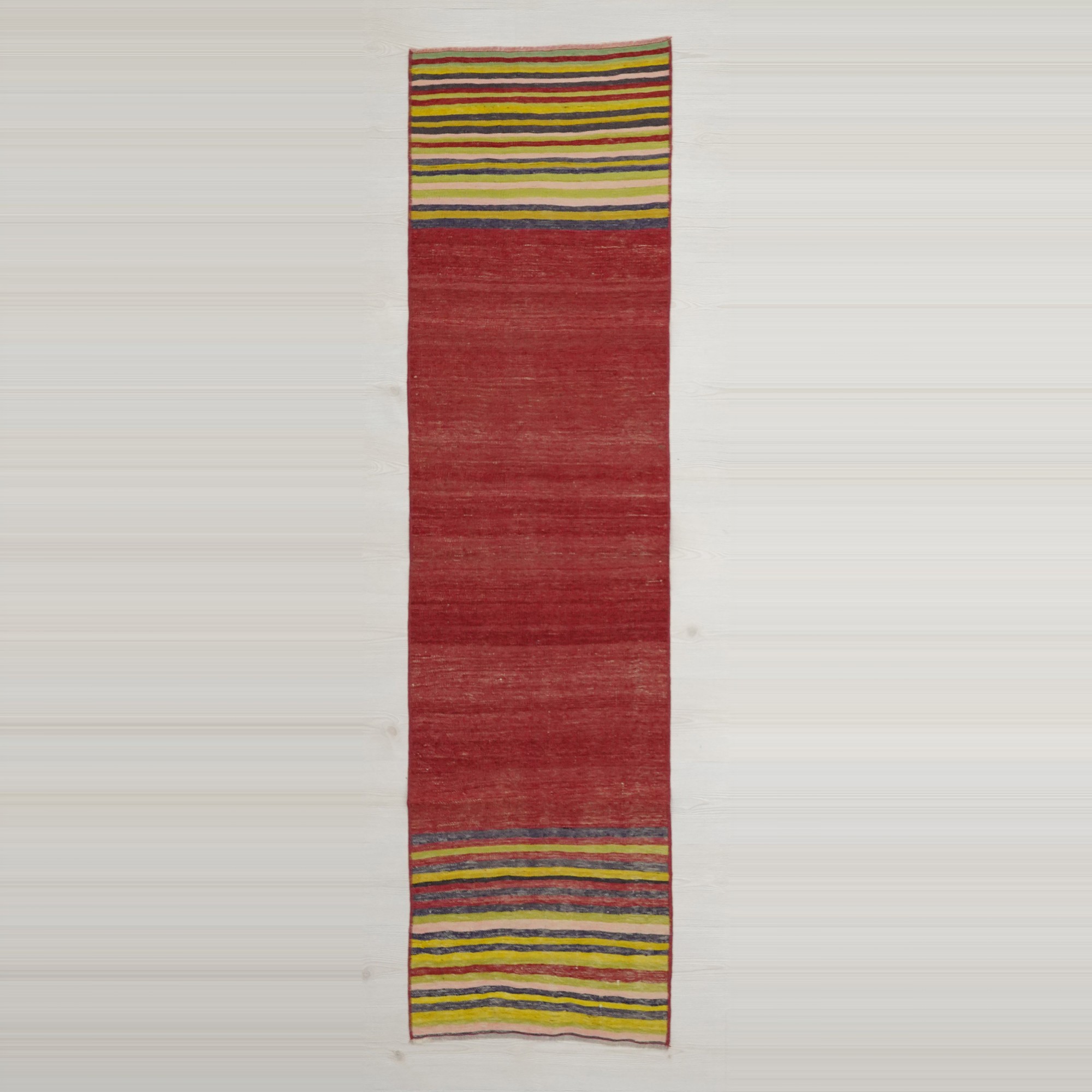 2x8 Red Gordes Kilim Rug Runner 62,234 - Turkish Rug Runner