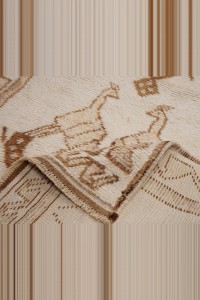 3,5x11,4 Wool Bird Pattern Carpet Runner. 107,346 - Turkish Rug Runner  $i
