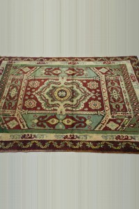 3.5x5 1920s Antique Masnastir Carpet Rug. 110,152 - Turkish Carpet Rug  $i